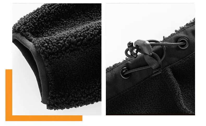 New Autumn Winter Sports Outdoor Stand Up Collar Casual Loose Couple Coat Men'S Thick Fashion Versatile Warm Polar Fleece Jacket