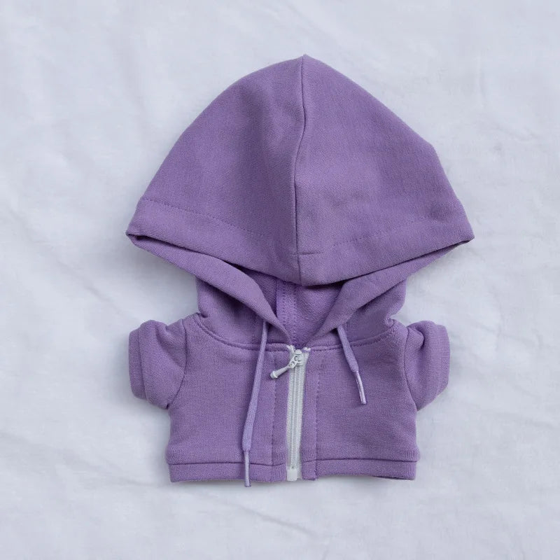 For 10cm Doll Clothes 15cm 20cm Dolls Clothes Outfit Hoodie Dolls Accessories Cultivate Hands-on Ability Children's Gift Toys