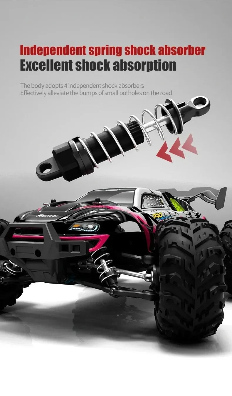 1:16 70km/h Super Brushless 50km/h Brushed RC Car 4x4 Off Road Remote Control High Speed Drift Racing Truck Toy Kids Adults
