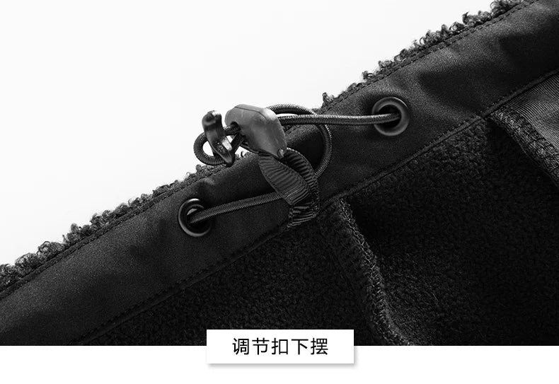 New Autumn Winter Sports Outdoor Stand Up Collar Casual Loose Couple Coat Men'S Thick Fashion Versatile Warm Polar Fleece Jacket