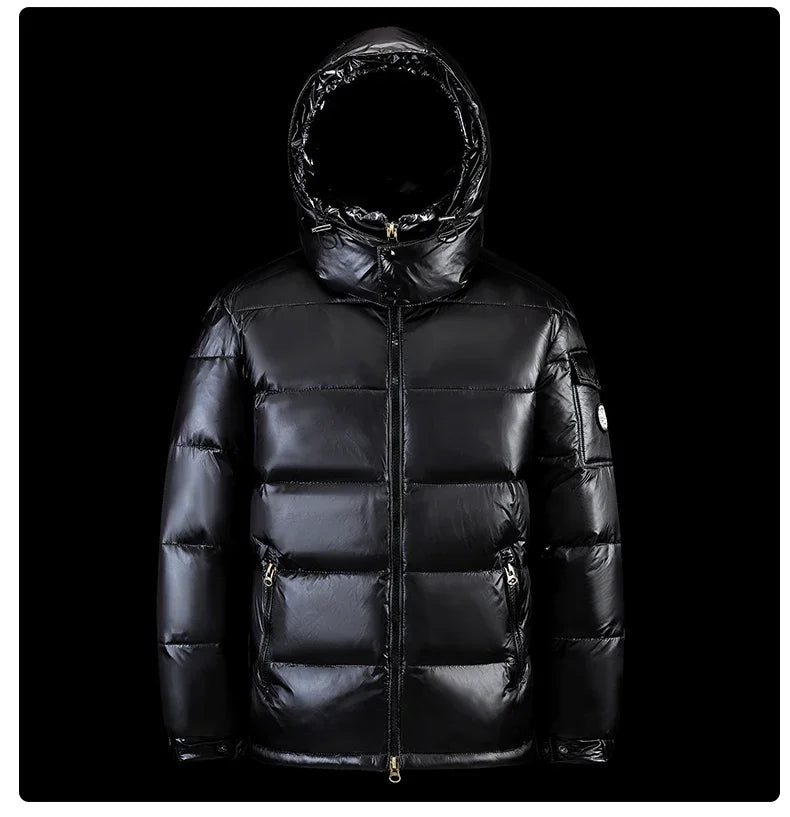 2024 New Men's Short Down Jacket Korean Style Trendy Winter Coat Fashionable Stylish Warm Puffer Jacket