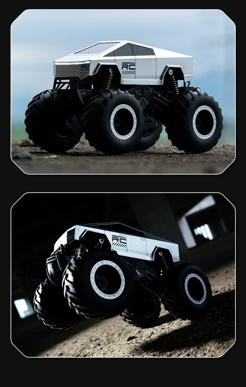 JJRC 1:18Q185 Amphibious RC Crawler 4WD Waterproof Off-Road Stunt Car 2.4GHz Kids Remote Control Toy All-Terrain Water Land Gift