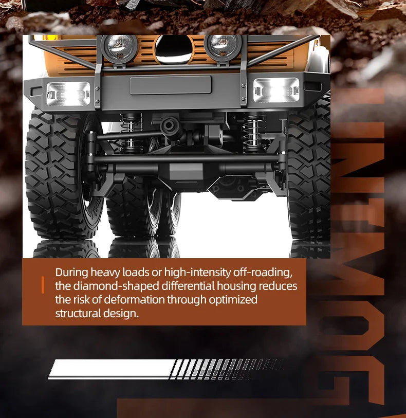 JJRC C8823 Rc 1:18 Scale Remote Control Off-Road Car Six-Wheel Drive Climbing Toy Full Proportion Rc Truck Toy Boys Gift