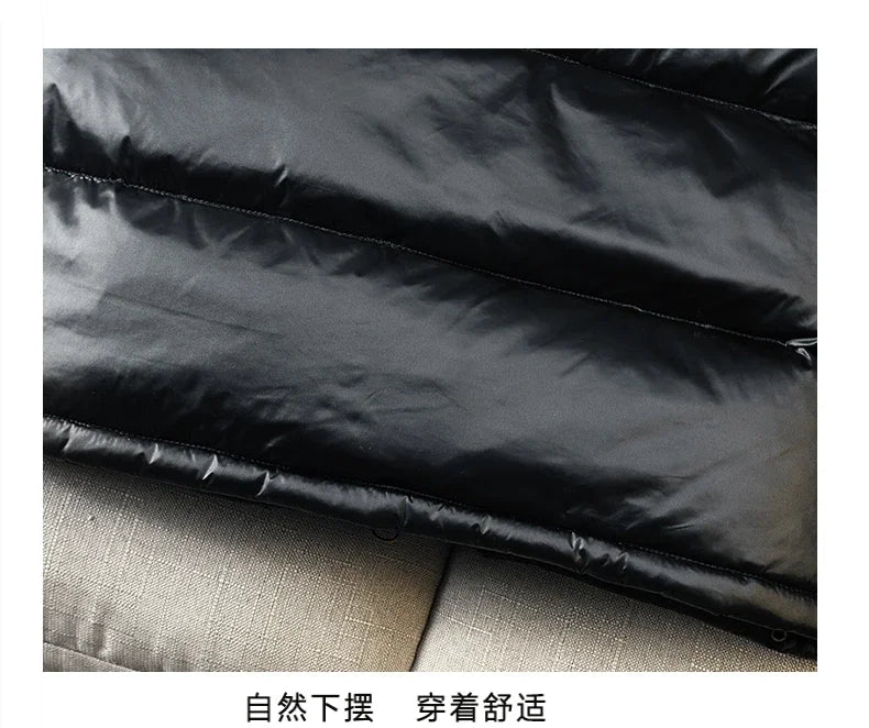 2024 New Men's Short Down Jacket Korean Style Trendy Winter Coat Fashionable Stylish Warm Puffer Jacket