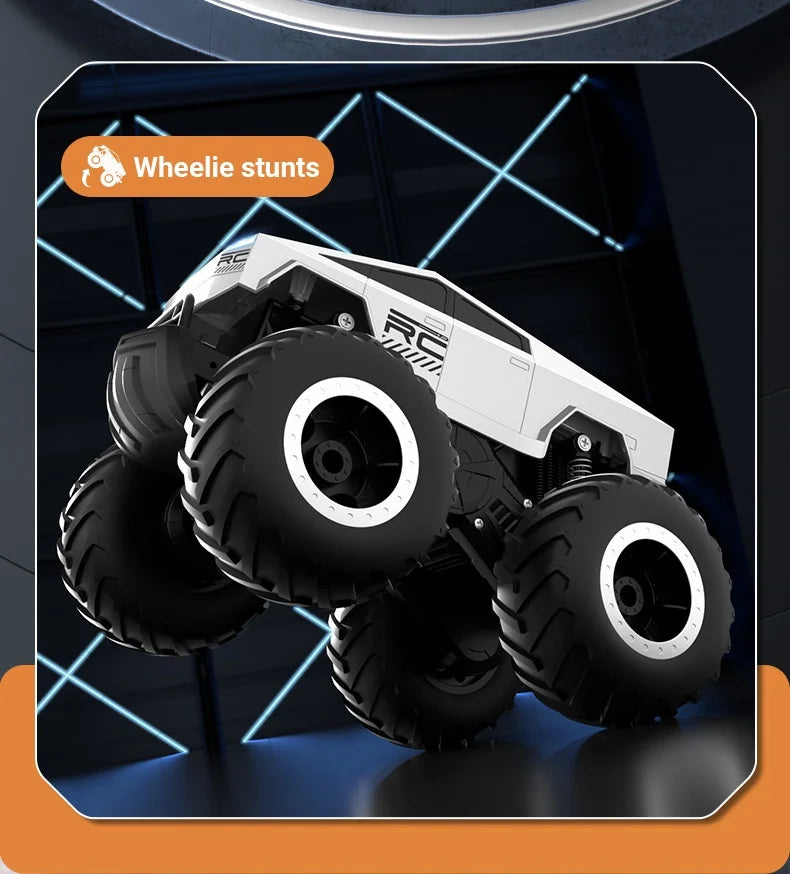 JJRC 1:18Q185 Amphibious RC Crawler 4WD Waterproof Off-Road Stunt Car 2.4GHz Kids Remote Control Toy All-Terrain Water Land Gift