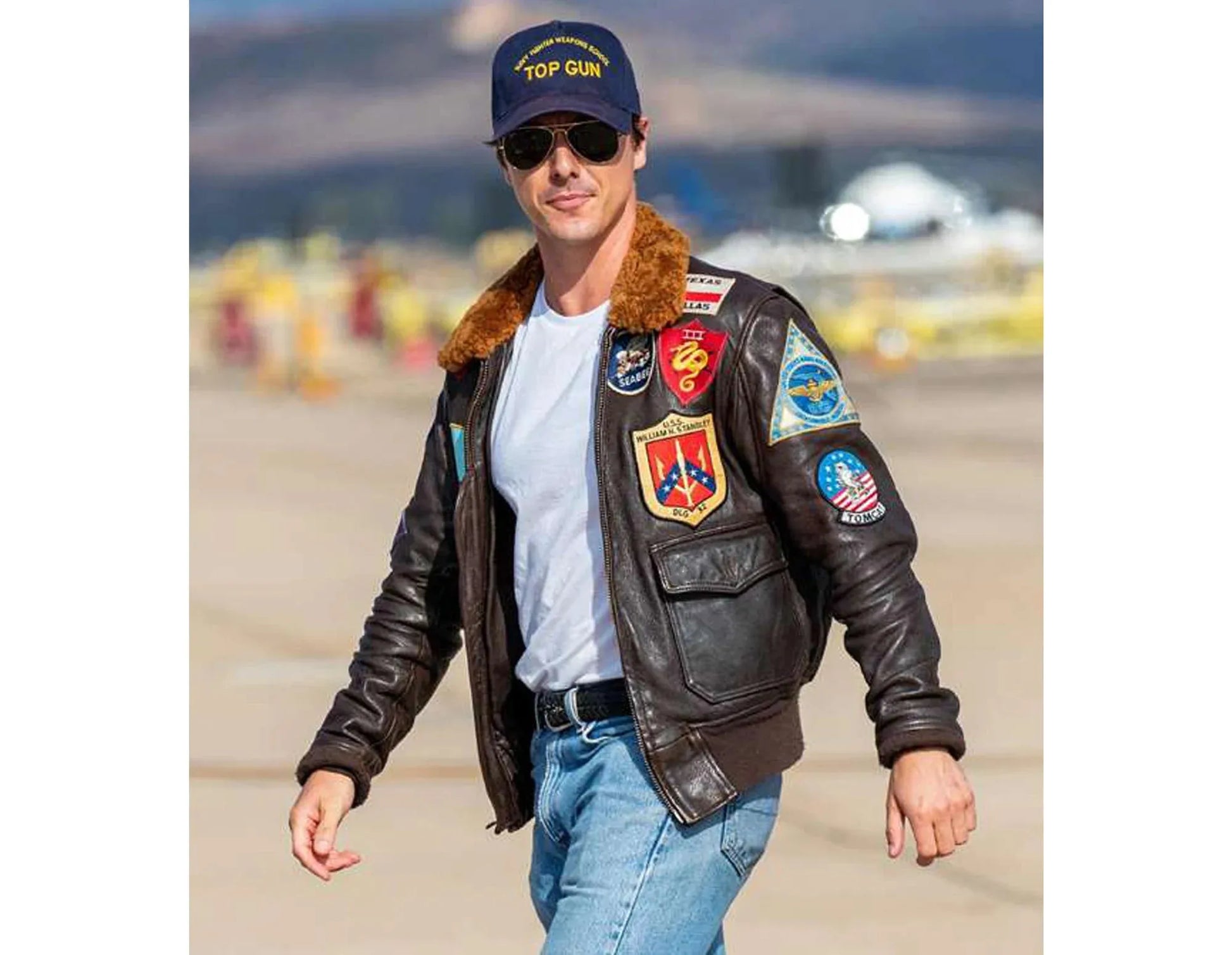 Dark Brown Winter Pilot Leather Jacket Men Military Style Europe Size Genuine Natural Thick Cowhide G1 Flight Leather Coat
