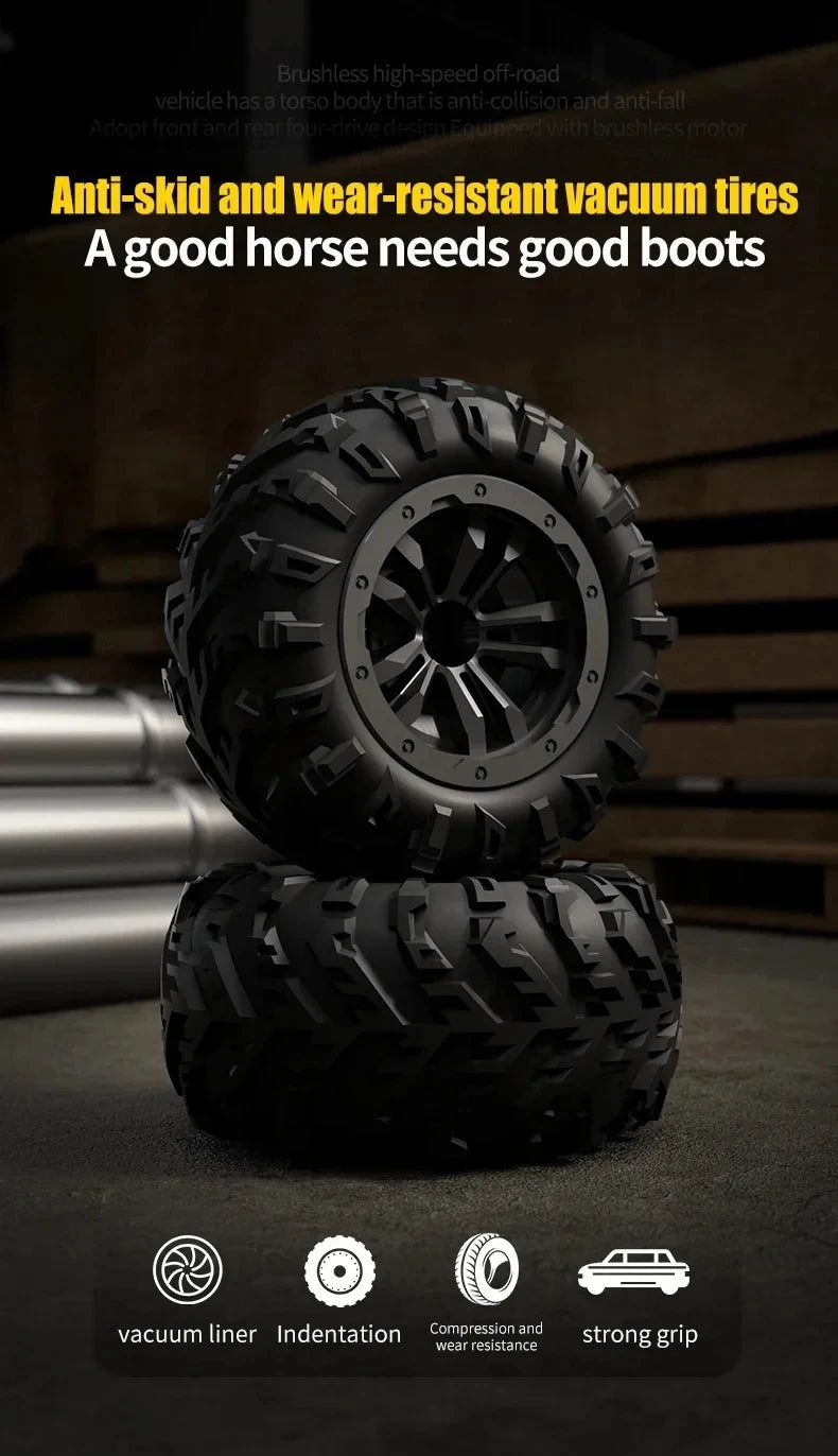 SCY or JJRC Q130 70KM/H 60KM/H 50KM/H  4WD RC Car with LED Remote Control Cars High Speed Drift Monster 4x4 Truck Rc Cars 144001
