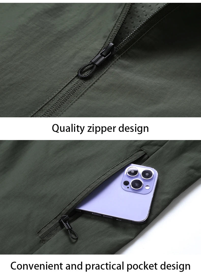 Naturehike Windbreaker Men Tactical Jacket Waterproof Outdoor Hooded Coat Sports Military European Field Climbing Thin Outwear