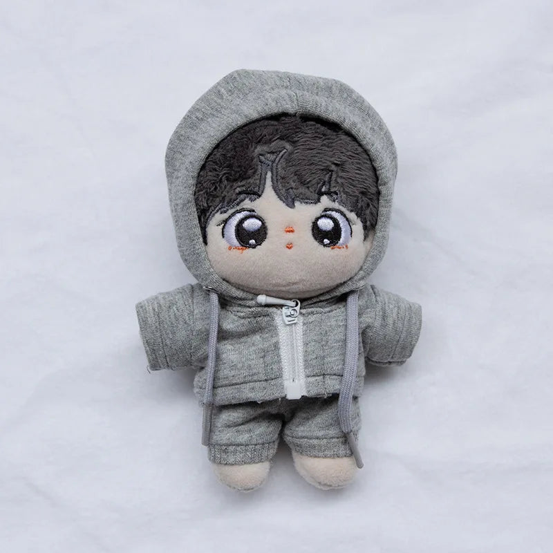 For 10cm Doll Clothes 15cm 20cm Dolls Clothes Outfit Hoodie Dolls Accessories Cultivate Hands-on Ability Children's Gift Toys