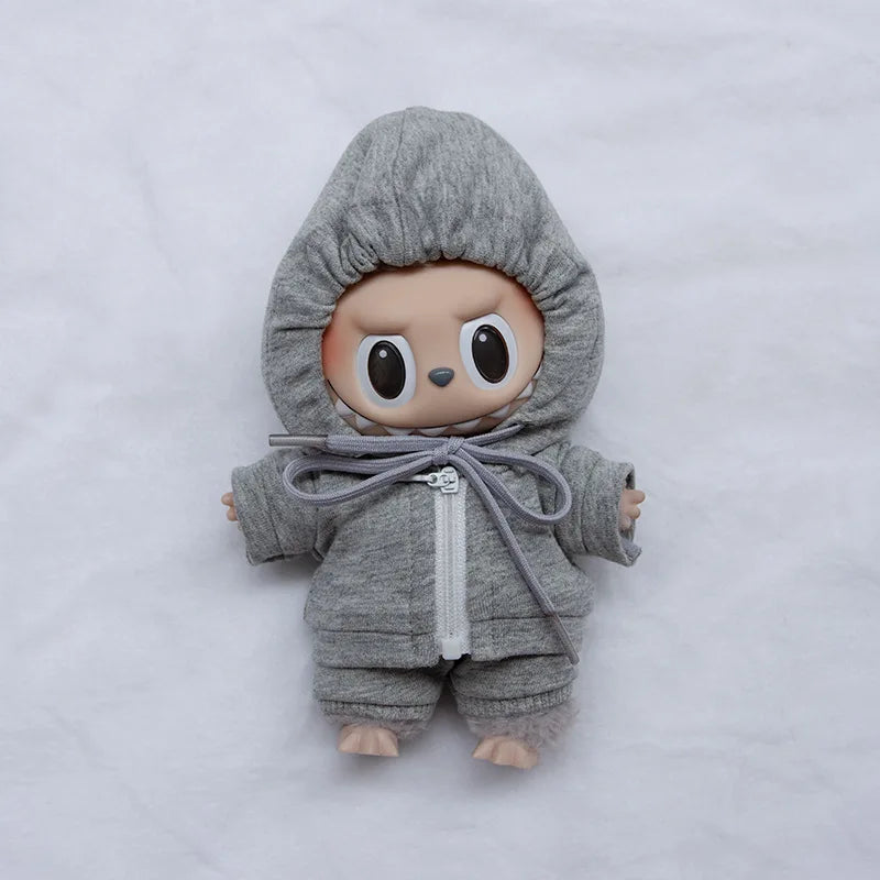 For 10cm Doll Clothes 15cm 20cm Dolls Clothes Outfit Hoodie Dolls Accessories Cultivate Hands-on Ability Children's Gift Toys