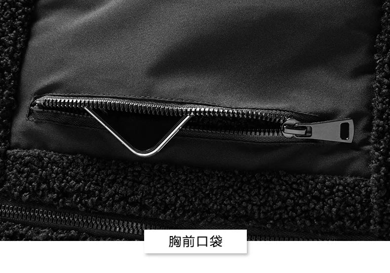 New Autumn Winter Sports Outdoor Stand Up Collar Casual Loose Couple Coat Men'S Thick Fashion Versatile Warm Polar Fleece Jacket