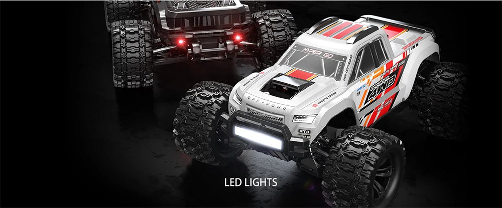 MJX 10208 Upgraded V2 Monster Super Large 4WD Brushless 1/10 High Speed RC Professional Bigfoot Off road Remote Control Vehicle