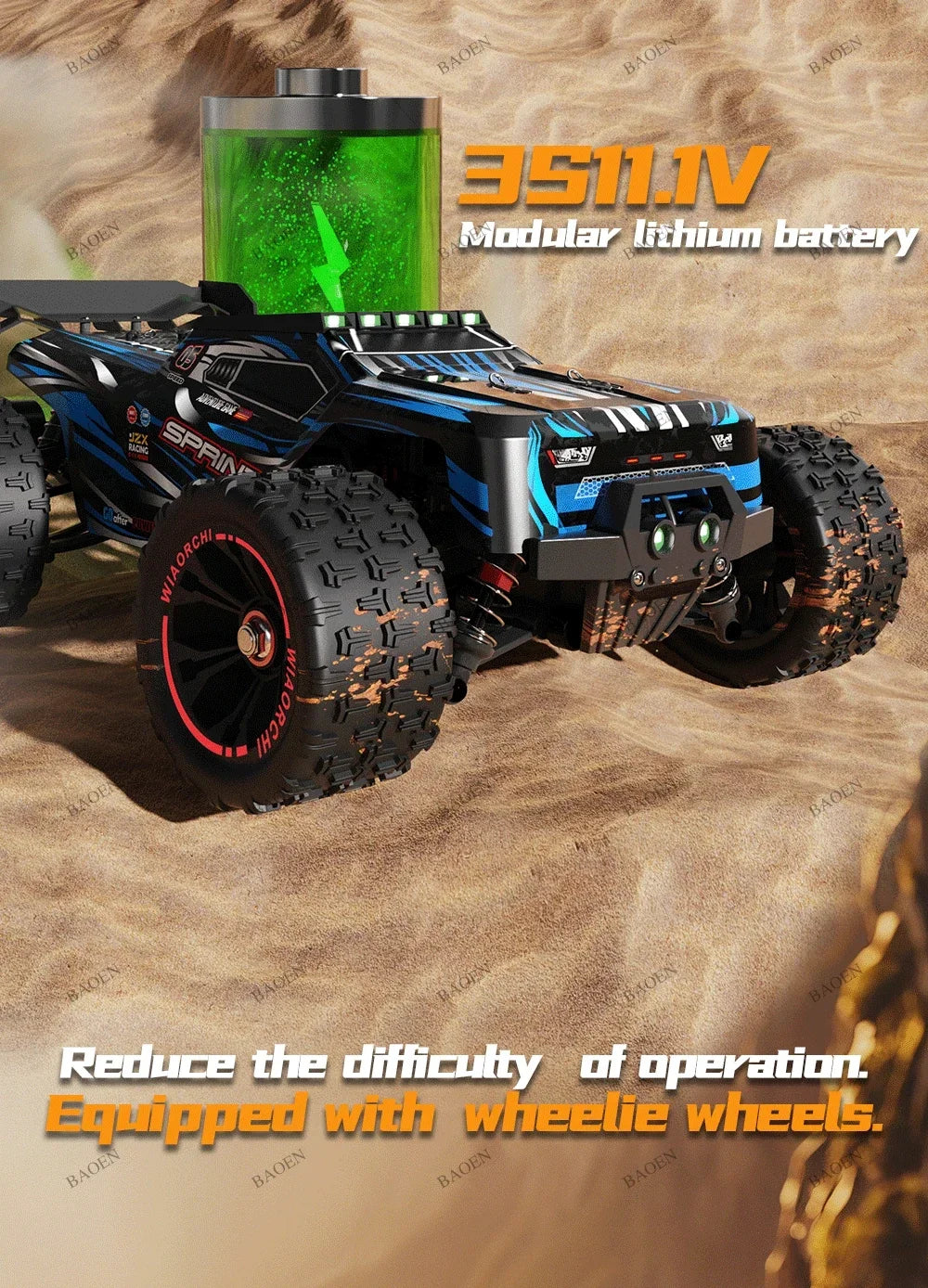 SCY9522PRO 85KM/H High Speed RC Car Brushless 4WD Off-Road Drift Remote Control Car 1:16 Professional Racing Cars SCY9522 50KM/H