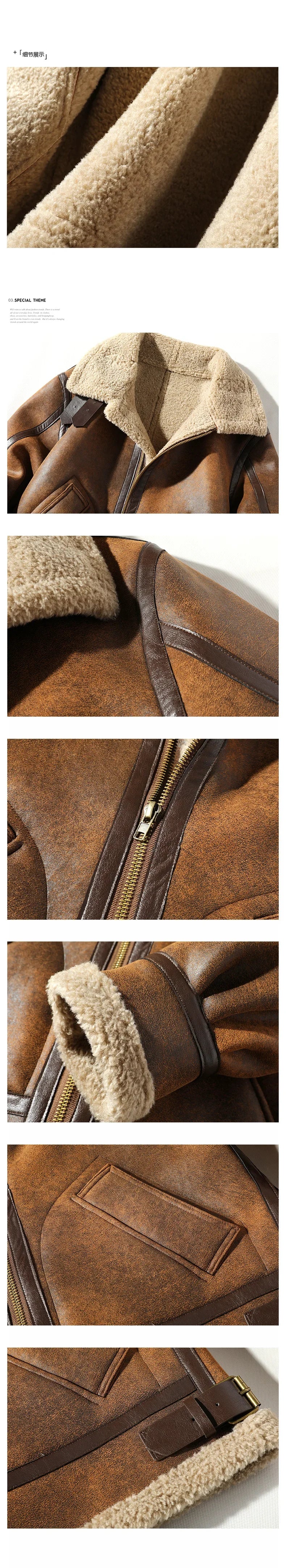 2024 Autumn Winter Men's Leather Jacket High-end Brand Plus Velvet Thickening Street Fashion Large Size Khaki Man PU Coats 5XL