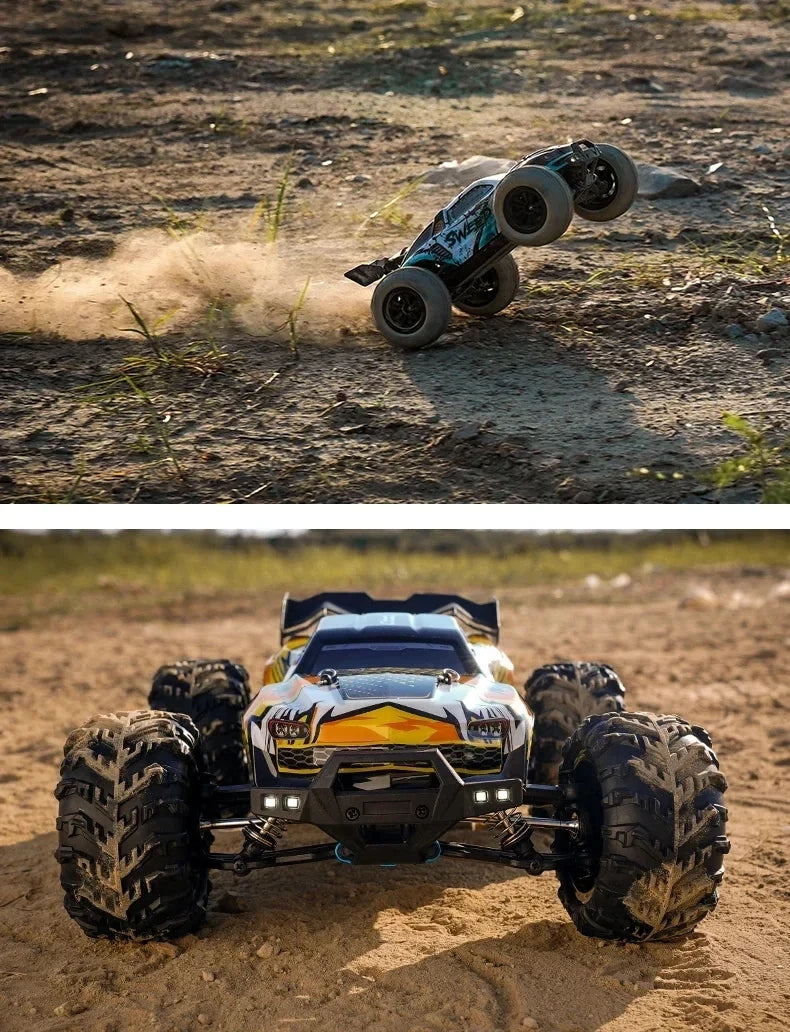 SCY or JJRC Q130 70KM/H 60KM/H 50KM/H  4WD RC Car with LED Remote Control Cars High Speed Drift Monster 4x4 Truck Rc Cars 144001