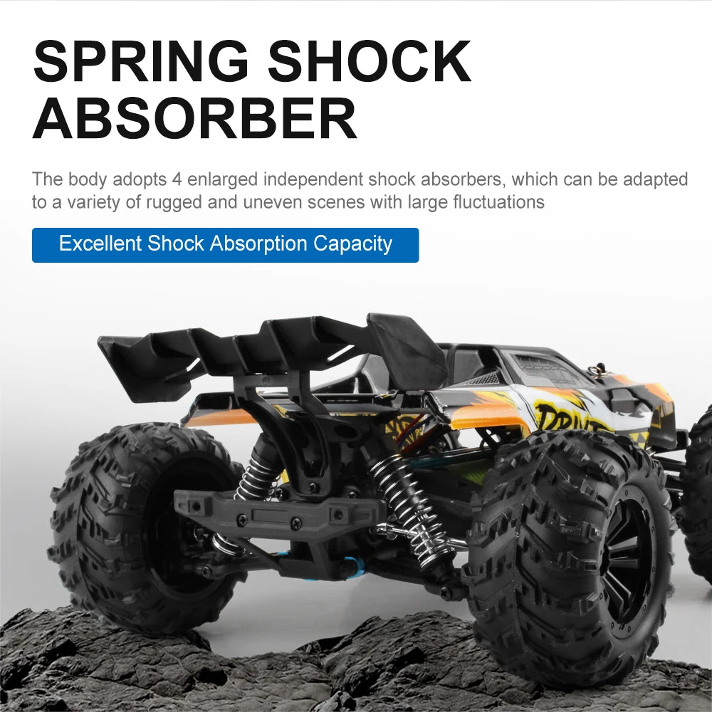 1:16 70km/h Super Brushless 50km/h Brushed RC Car 4x4 Off Road Remote Control High Speed Drift Racing Truck Toy Kids Adults