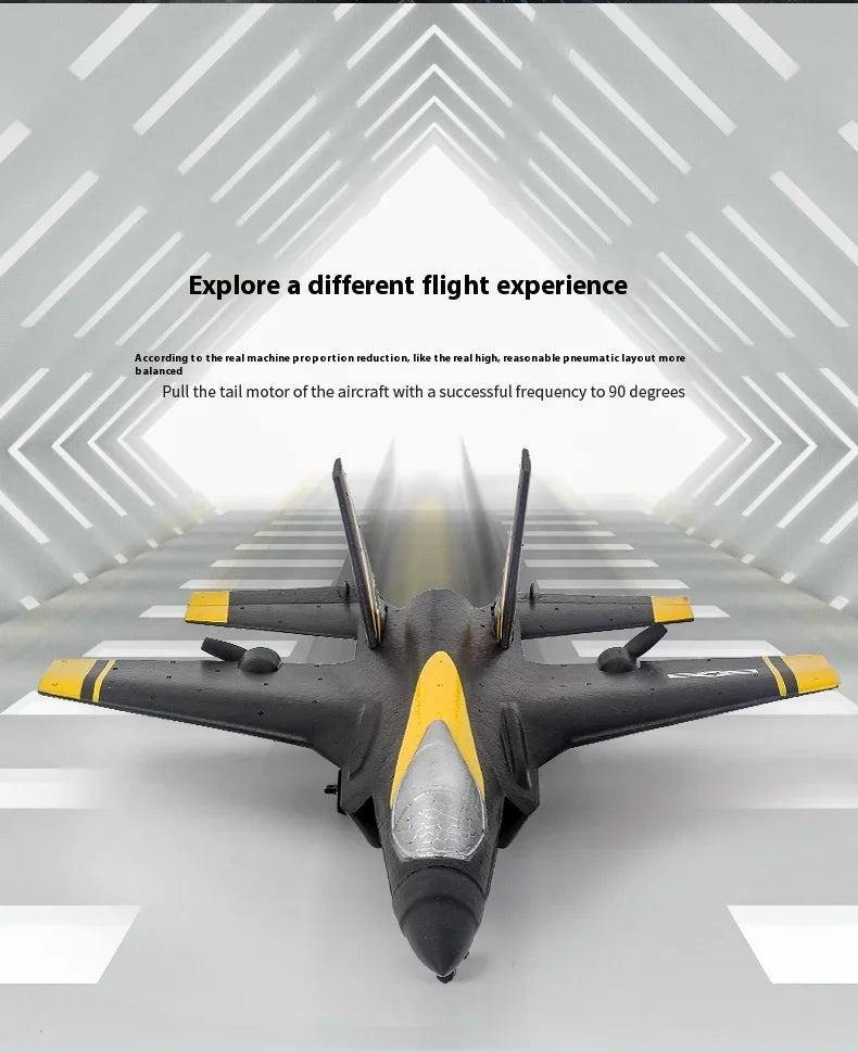 F35 Remote Control Foam Glider | Colorful LED Lights | 2-Channel RC Plane | Fixed Wing Model | Best Kids Toy