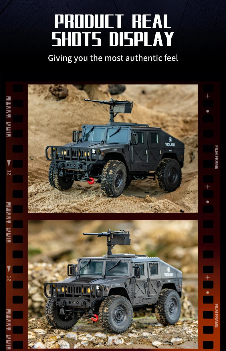 C8835 Remote Control Car 1:16 2.4G 4WD Military Truck Off-Road Rc Vehicle Climbing Toy For Kids Adults Gift Summer Outdoor Hobby
