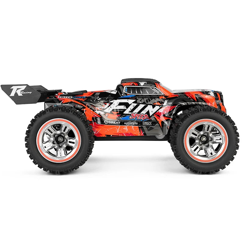 Wltoys 184008 1/18 Scale 2.4G RC Car Brushless Motor ESC 4WD Off-Road High Speed 60Km/H 3-in-1 Racing Toy for Boys