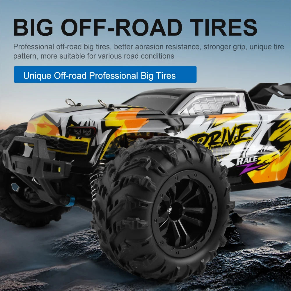 1:16 70km/h Super Brushless 50km/h Brushed RC Car 4x4 Off Road Remote Control High Speed Drift Racing Truck Toy Kids Adults