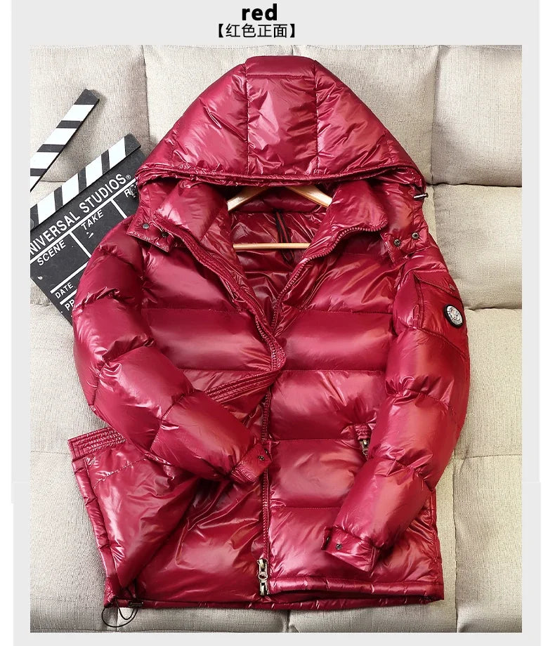 2024 New Men's Short Down Jacket Korean Style Trendy Winter Coat Fashionable Stylish Warm Puffer Jacket