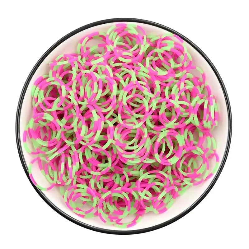 New! Hot Diy Loom Toys Rubber Bands Bracelet for Kids or Hair Rubber Loom Bands Refill Rubber Band Make Woven Bracelet DIY Gift