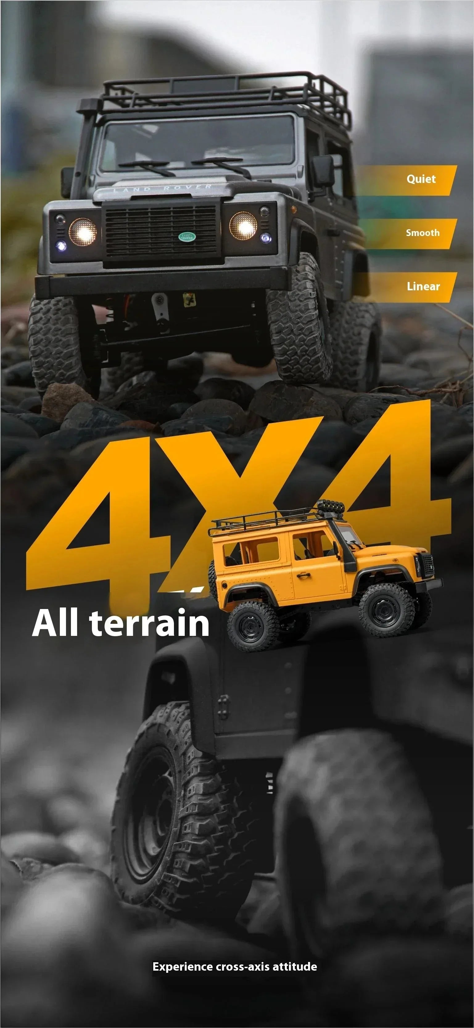 MN MODEL 1/12 4x4 Diving RC Panda Tour Vehicle Defender Off-Road Car Rock Crawler Wading Climbing Truck Collection Toy for Adult