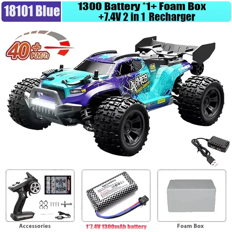 SCY or JJRC Q130 70KM/H 60KM/H 50KM/H  4WD RC Car with LED Remote Control Cars High Speed Drift Monster 4x4 Truck Rc Cars 144001