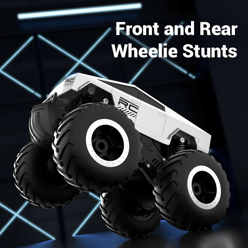 JJRC 1:18Q185 Amphibious RC Crawler 4WD Waterproof Off-Road Stunt Car 2.4GHz Kids Remote Control Toy All-Terrain Water Land Gift