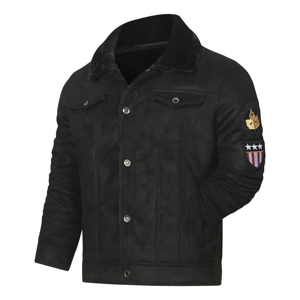 2025 New High Quality Leather Jackets Business Genuine Leather Bomber Jacket Men Real Leather Flights Jacket Black Pilot Coats