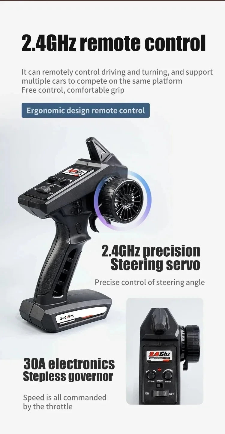 1:16 70km/h Super Brushless 50km/h Brushed RC Car 4x4 Off Road Remote Control High Speed Drift Racing Truck Toy Kids Adults