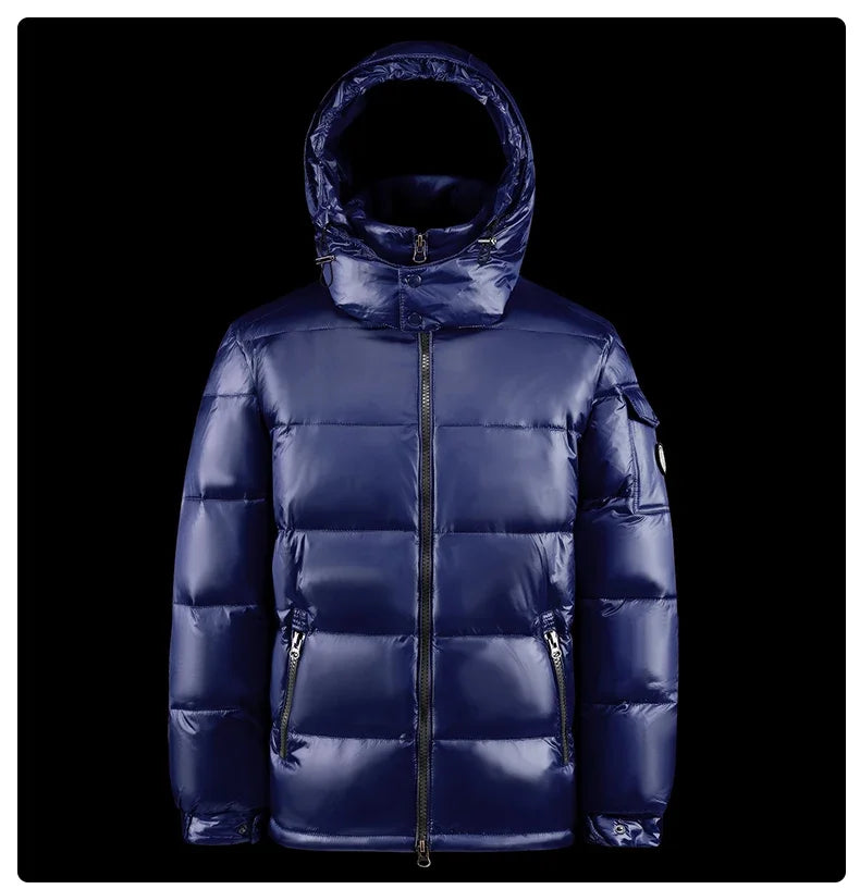 2024 New Men's Short Down Jacket Korean Style Trendy Winter Coat Fashionable Stylish Warm Puffer Jacket