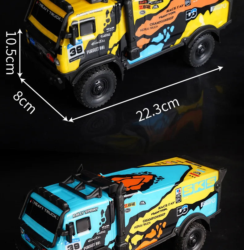 Remote Control Heavy Duty Race Trucks Rally Inspired Climbing Off-Road Vehicle With Lights Electric Models Kids Birthday Gifts