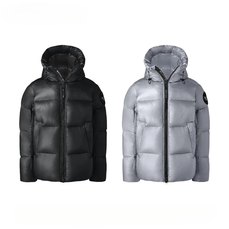 W2EJOURNEY EU US Size High Quality Vintage Autumn Winter Outdoor Streetwear Men and Women Warm Hooded Puffer  DownJacket