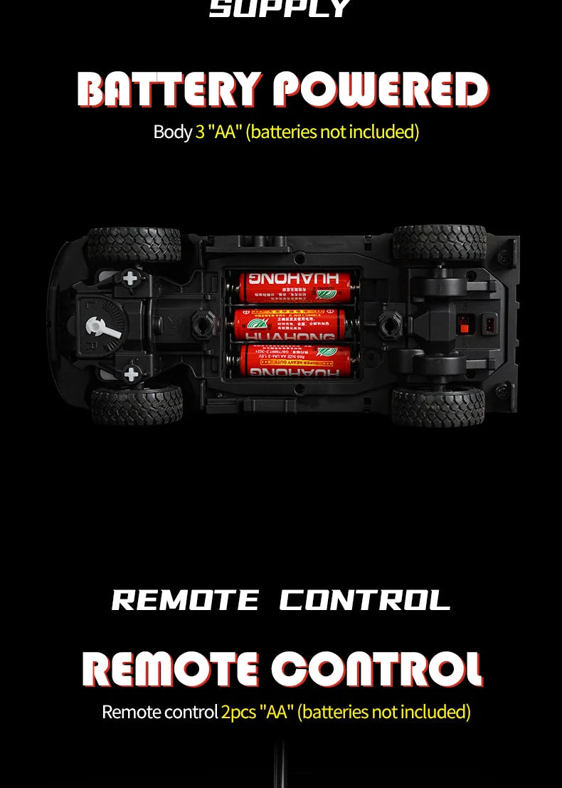 Remote Control Heavy Duty Race Trucks Rally Inspired Climbing Off-Road Vehicle With Lights Electric Models Kids Birthday Gifts