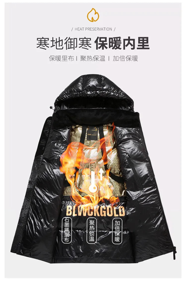 Winter Jacket For Men Top Quality Goose Down Coat Parka Men Winter Jacket Coat New Warm Fashion Hooded Long Down Jacket Canada