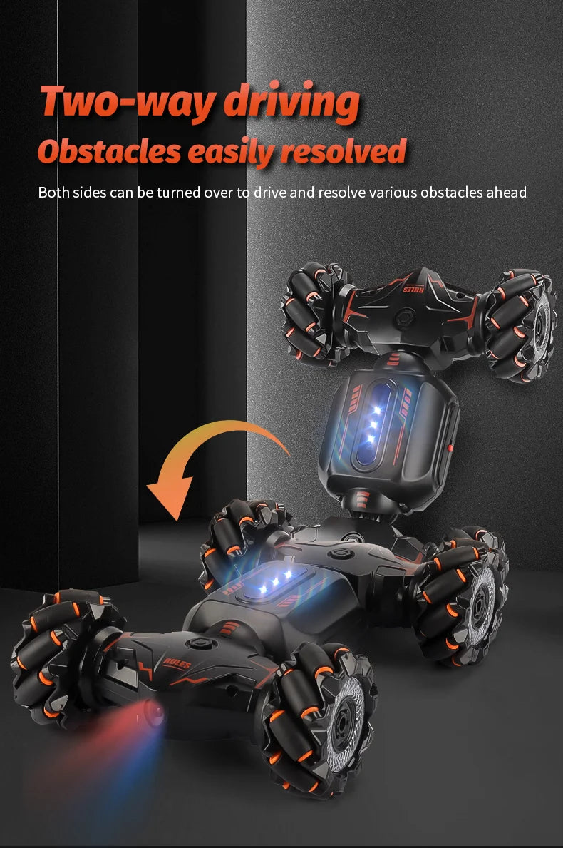 2.4G RC Toy Car Gesture Sensing Twisting Stunt Drift Climbing  Remote Controlled Cars Toys For Children Boys A Birthday Present