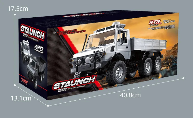 JJRC C8823 Rc 1:18 Scale Remote Control Off-Road Car Six-Wheel Drive Climbing Toy Full Proportion Rc Truck Toy Boys Gift