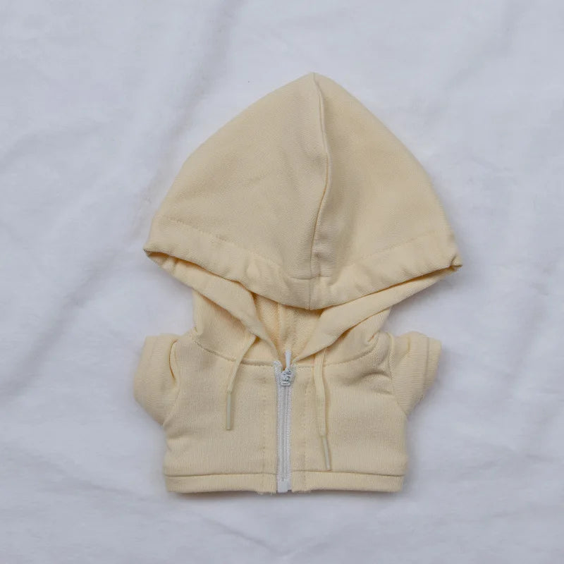 For 10cm Doll Clothes 15cm 20cm Dolls Clothes Outfit Hoodie Dolls Accessories Cultivate Hands-on Ability Children's Gift Toys