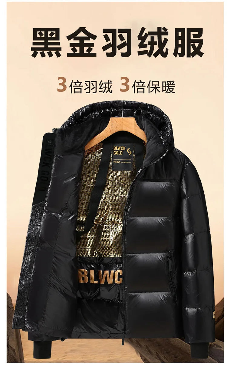 Winter Jacket For Men Top Quality Goose Down Coat Parka Men Winter Jacket Coat New Warm Fashion Hooded Long Down Jacket Canada