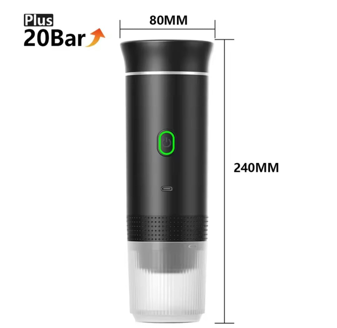 3-in-1 Portable Wireless Espresso Maker for Travel