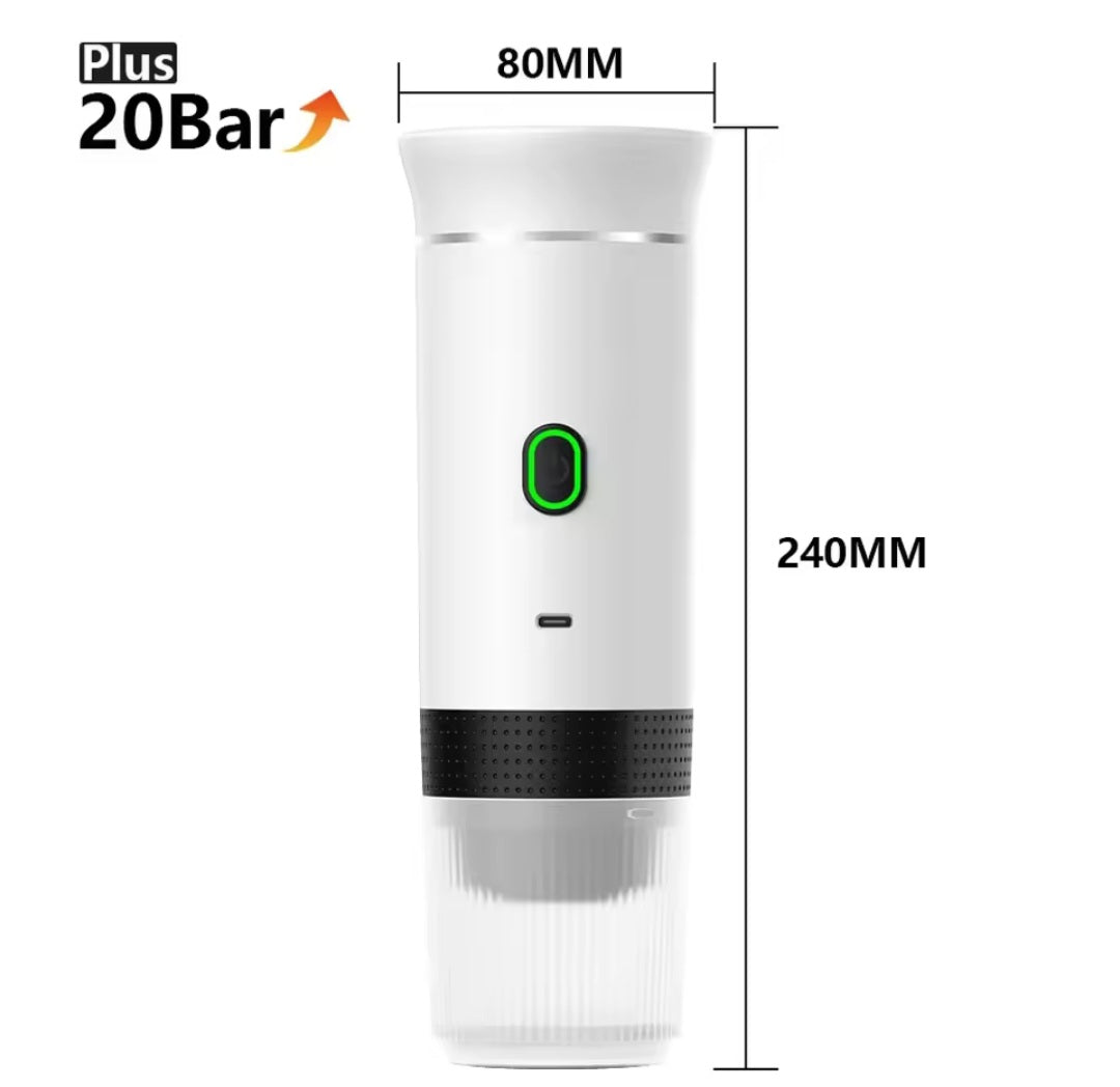3-in-1 Portable Wireless Espresso Maker for Travel