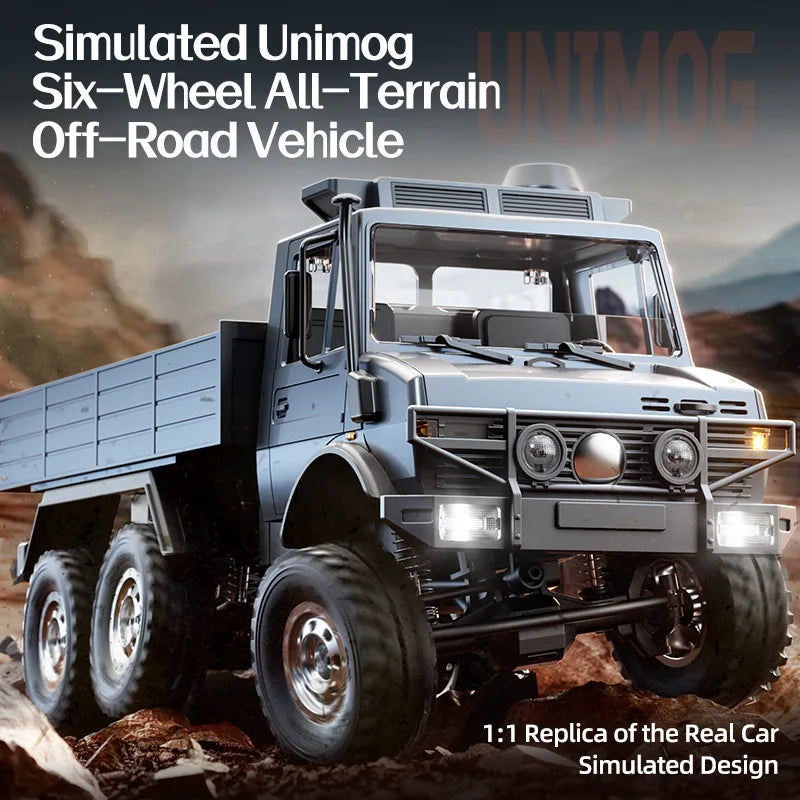 JJRC C8823 Rc 1:18 Scale Remote Control Off-Road Car Six-Wheel Drive Climbing Toy Full Proportion Rc Truck Toy Boys Gift