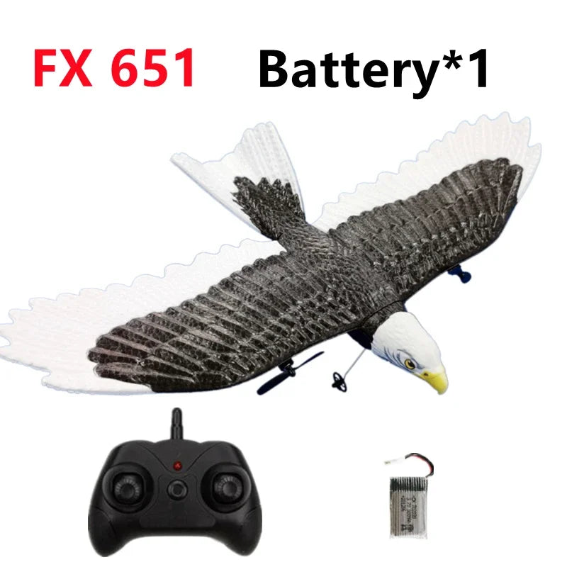 Cross Border Foam Toys FX651 RC Eagle Fixed Wing Aircraft Bald Head Eagles Glider Hot Selling Toys Gifts for Kids