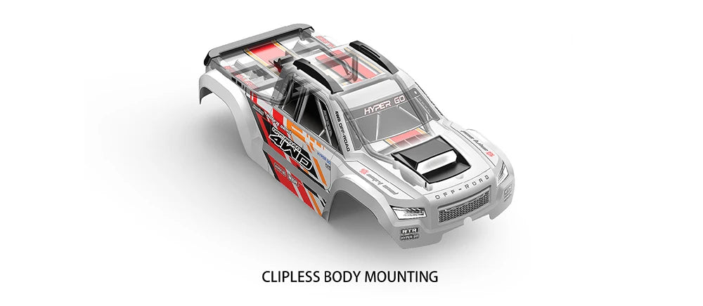 MJX 10208 Upgraded V2 Monster Super Large 4WD Brushless 1/10 High Speed RC Professional Bigfoot Off road Remote Control Vehicle