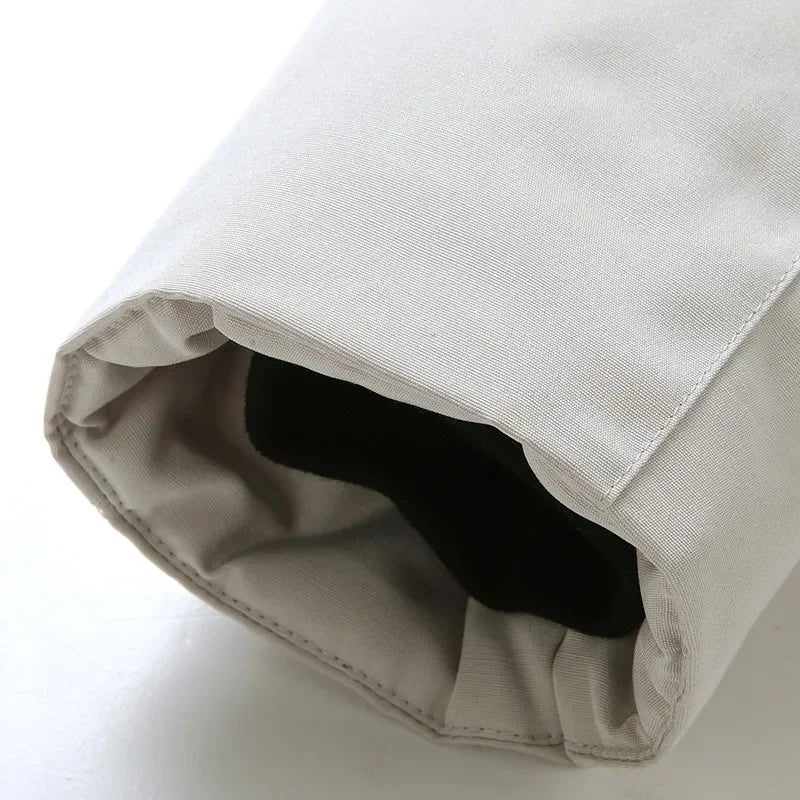 Men's Thermal Down Jacket Thick Puffer Jacket Men Coat High Quality Overcoat Winter Parka Men 90% White Duck Down Removable Cap