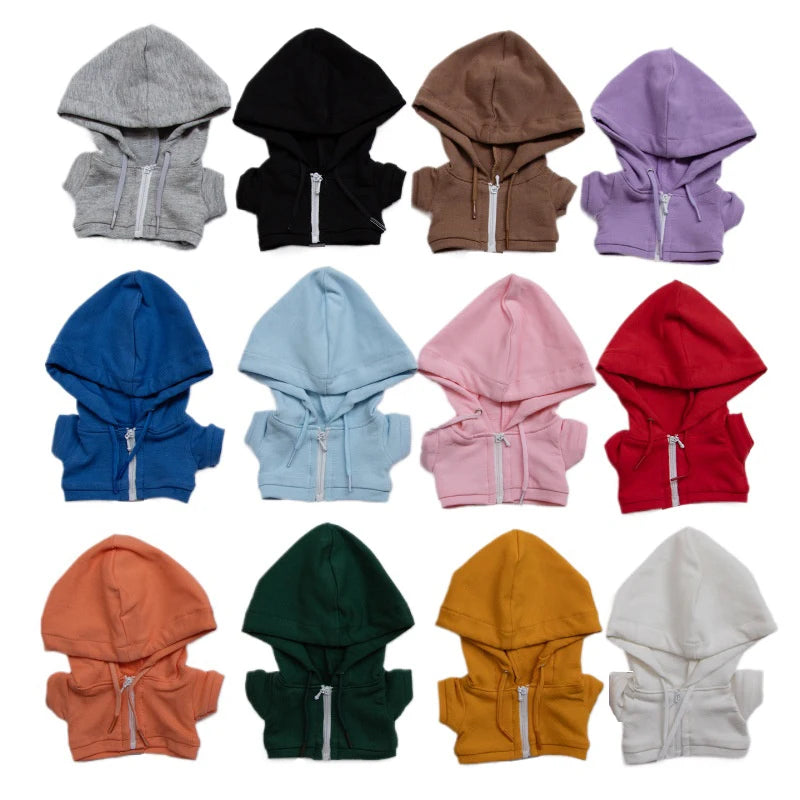 For 10cm Doll Clothes 15cm 20cm Dolls Clothes Outfit Hoodie Dolls Accessories Cultivate Hands-on Ability Children's Gift Toys