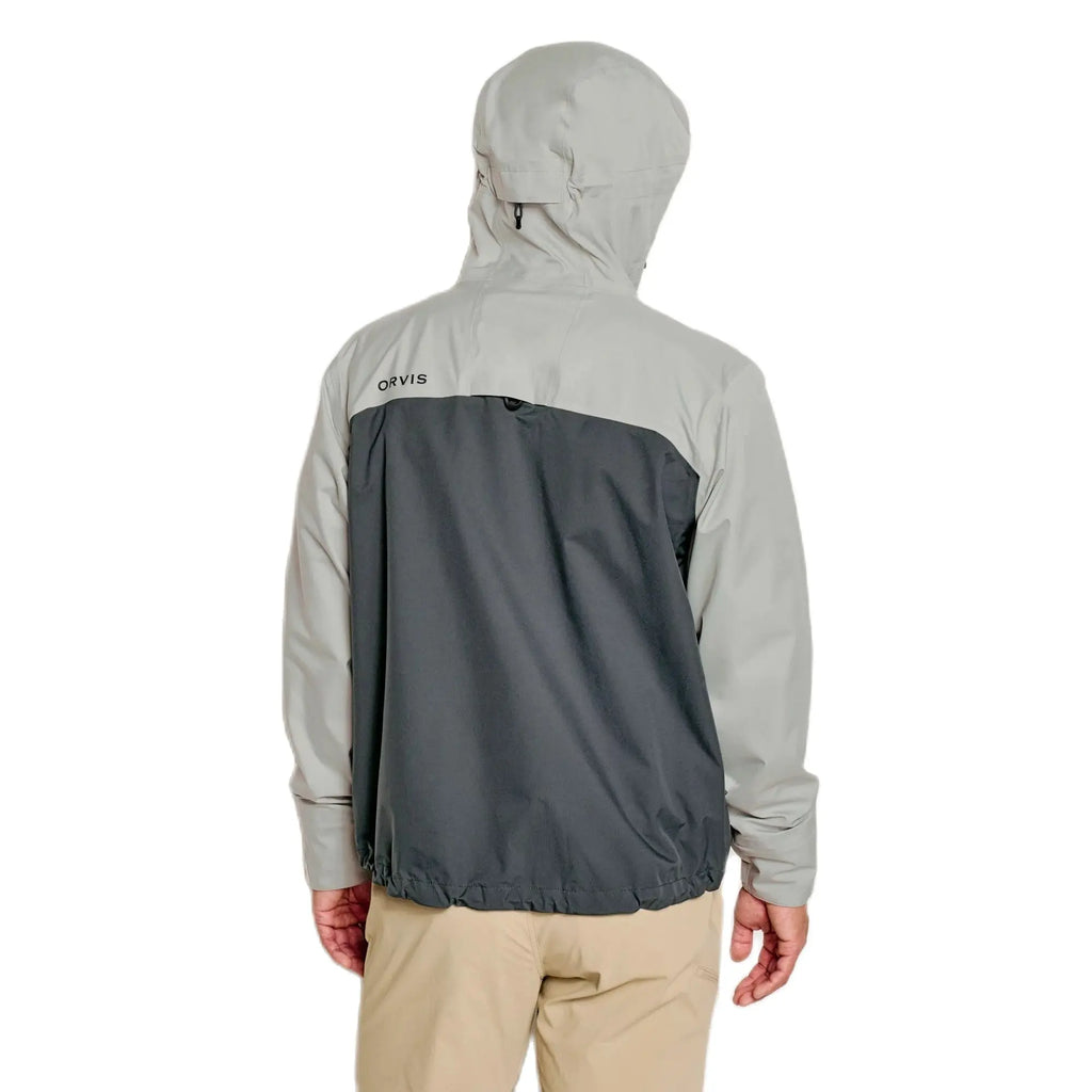 Men's Ultralight 3L Wading Jacket Waterproof Breathable for Hunting Camping Fishing - Lightweight Outdoor Rain Outwear