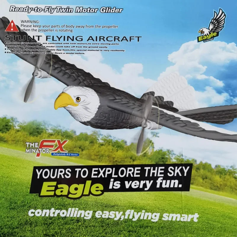 Cross Border Foam Toys FX651 RC Eagle Fixed Wing Aircraft Bald Head Eagles Glider Hot Selling Toys Gifts for Kids