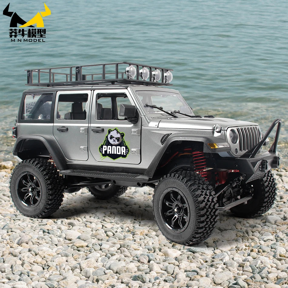 MN MODEL 1:12 Panda RC 4X4 Diving Wading Off-road Car Rock Crawler All Terrain Vehicle Buggy SUV Climbing Truck Toy for Adult